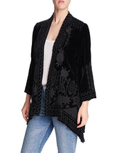 Load image into Gallery viewer, Daniella Velvet Draped Cardigan by Johnny Was
