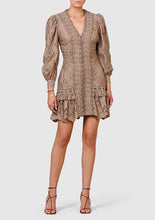 Load image into Gallery viewer, Nouveau Embroidery Mini Dress (Olive) by Ministry of Style
