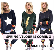 Load image into Gallery viewer, Forest Velour Sweatshirt by Cat Hammill
