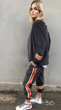 Load image into Gallery viewer, Charcoal Velour Trackpants by Cat Hammill
