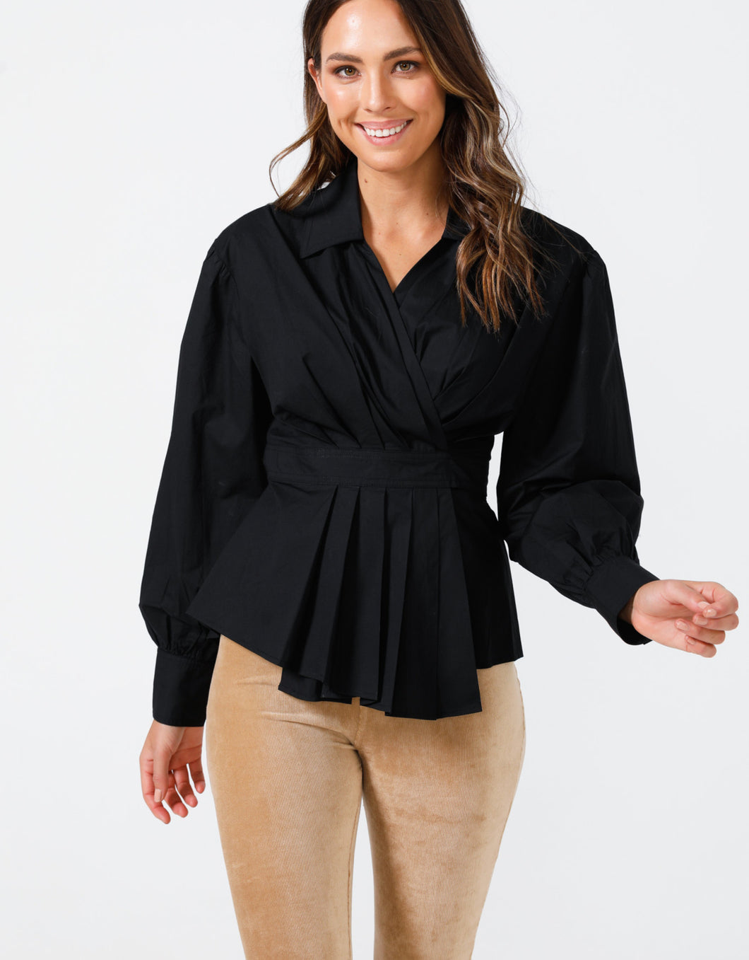 Mistress Wrap Shirt by Brave and True